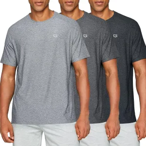 Men's Dry Fit Short Sleeve T-Shirt Crewneck Lightweight Tee Shirts for Men Workout Athletic Casual