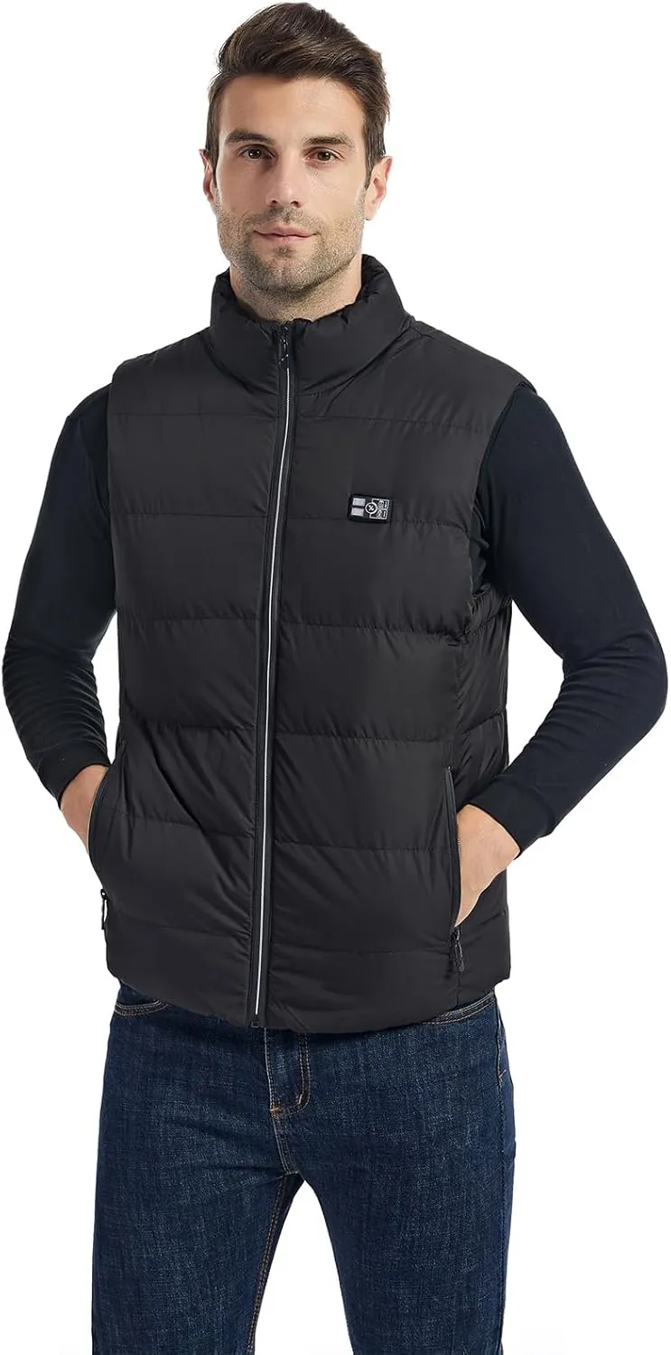 Men's Heated Jacket with Battery Heated Body Warmer Winter Outdoor Heating Jackets for Men