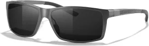 Mens Sunglasses Polarized UV400, Metal Frame for Driving Fishing Sports, Carbon Fiber & Al-Mg Ultralight