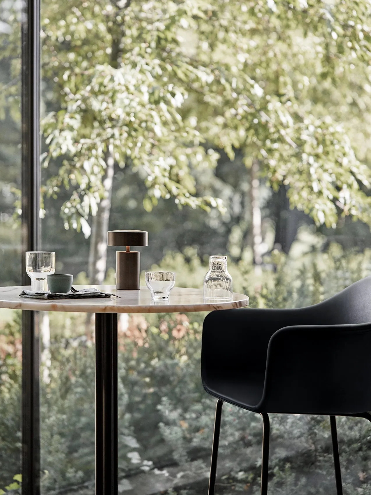 Menu Column Table Lamp, Portable