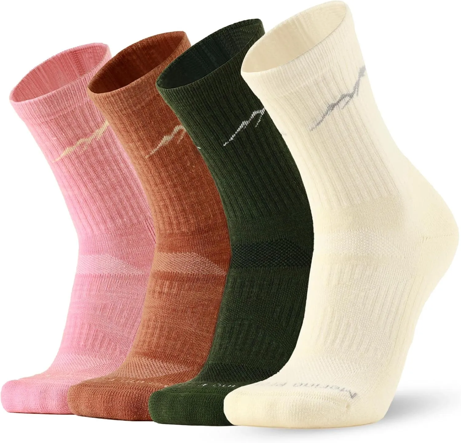 Merino Protect Merino Wool Socks for Women: Winter Hiking, Hunting, Cycling, Soft Cushion, Warm, Casual Thermal Socks