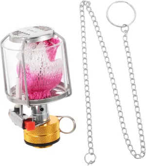 Milisten Compact Camping Gas Lantern Lightweight Design Propane Bottle Light for Tent Garden Emergency