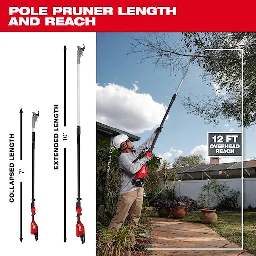 MILWAUKEE M18™ Telescoping Pole Pruning Shears Kit