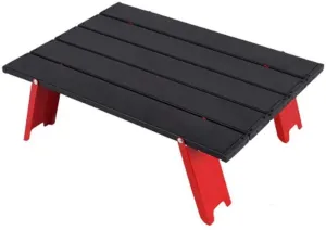 Mini Folding Camping Table Micro Side Table Aluminum Alloy Backpacker Table Portable Low Table for Camping Picnic Outdoor Travel Beach