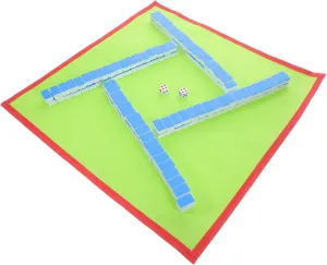 Mini Portable Mahjong Set Travel Board Game 1 Set Chinese Mahjong Game Fine Workmanship Random Style
