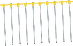 Mipcase 10Pcs Long Camping Tent Stakes Heavy Duty Pegs for Outdoor Hiking Lengthened Design for Enhanced Stability for Family Camping and Hiking Activities
