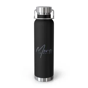 Mora in Motion in Blue Lilac Copper Insulated Water Bottle - 22oz