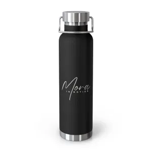 Mora in Motion in Ivory Copper Insulated Water Bottle - 22oz