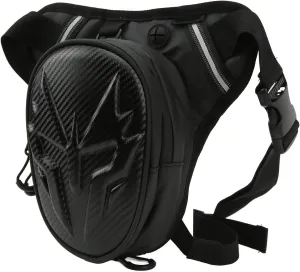 Motorcycle Leg Bag, Outdoor Thigh Bag, Bike Cycling Hiking Fanny Pack, Multifunctional Tactical Package Outdoor Hiking Thigh Bag, Waist Leg Bag (Carbon Fiber)