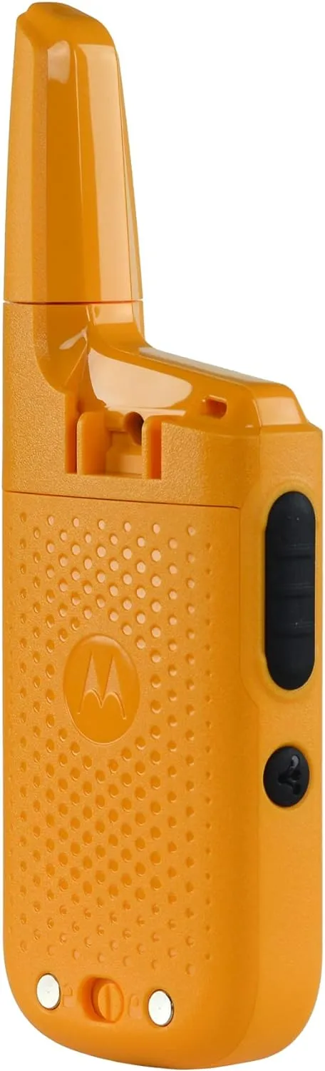 Motorola Solutions, Portable FRS, T380, Talkabout, Two-Way Radios, Rechargeable, W/ Charging Dock, 22 Channel, 25 Mile, Yellow, 2 Pack