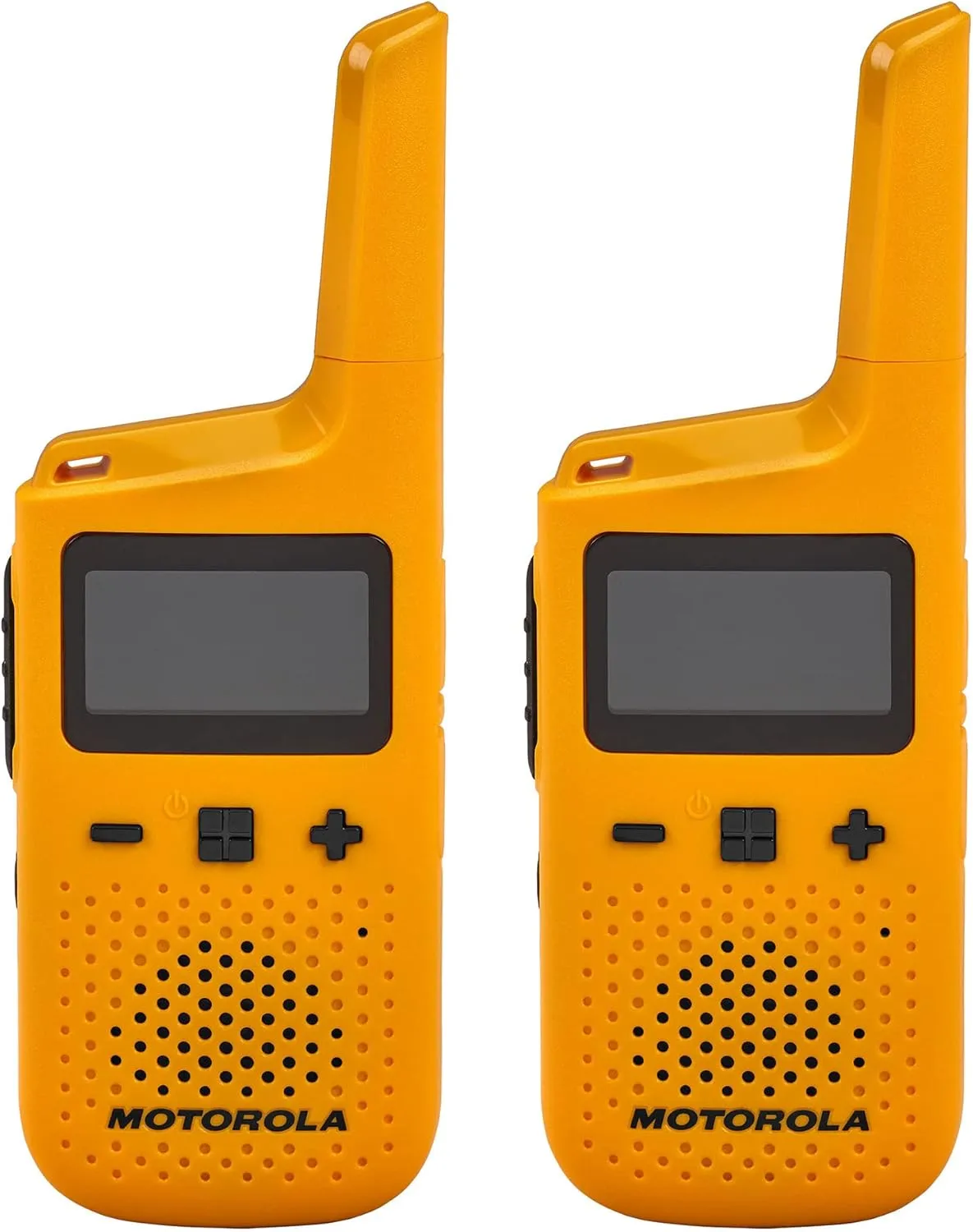 Motorola Solutions, Portable FRS, T380, Talkabout, Two-Way Radios, Rechargeable, W/ Charging Dock, 22 Channel, 25 Mile, Yellow, 2 Pack