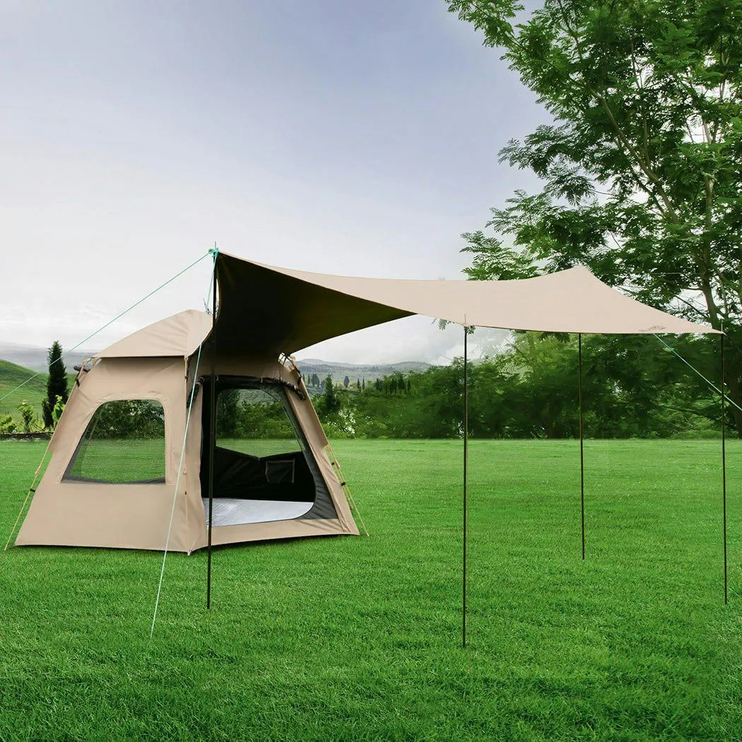 Mountview Instant Tent Pop up Camping Tarp Canopy Family 5-8 Person Ground Mat