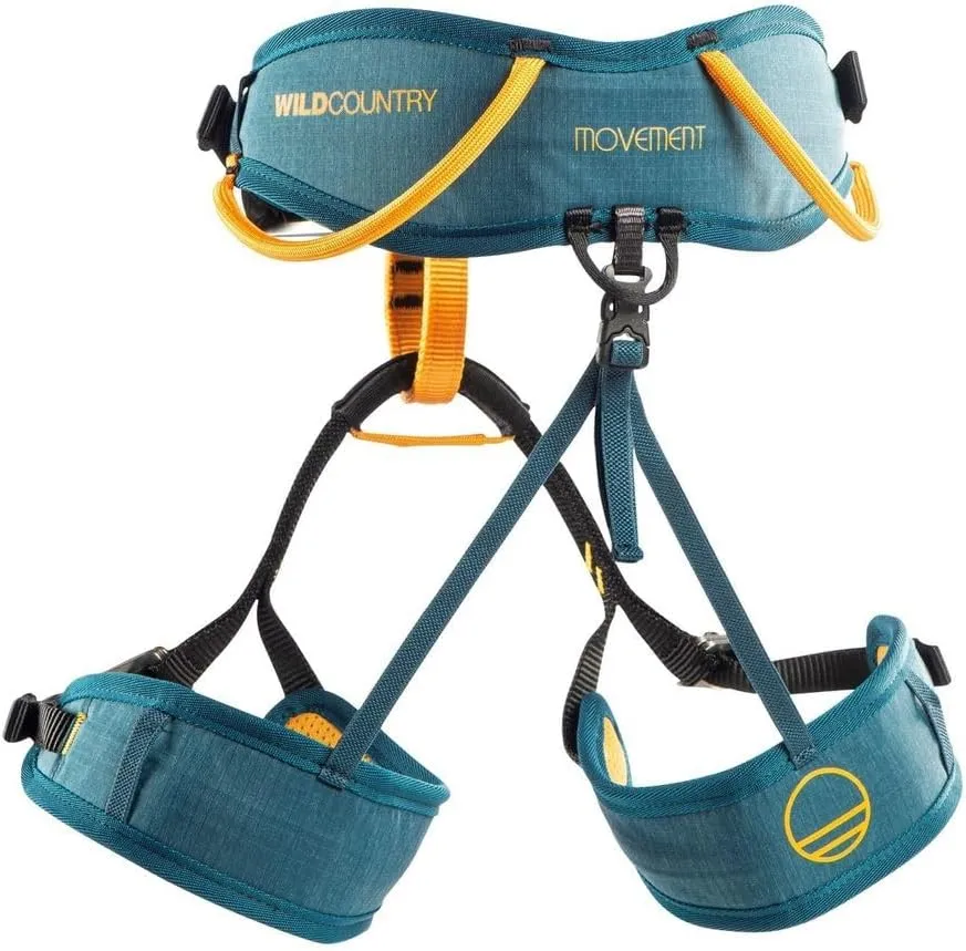 Movement Junior Rock Climbing Harness - Adjustable, Durable Kids' Harness for Sport & Indoor Climbing