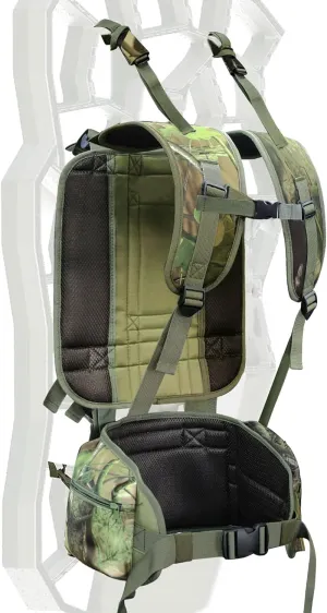 MYDAYS Universal Tree Stand Transport System, Lightweight Tree Stand Carrier with Adjustable Straps, Comfortable Padded Stand Transport Harness for Outdoor Hunting