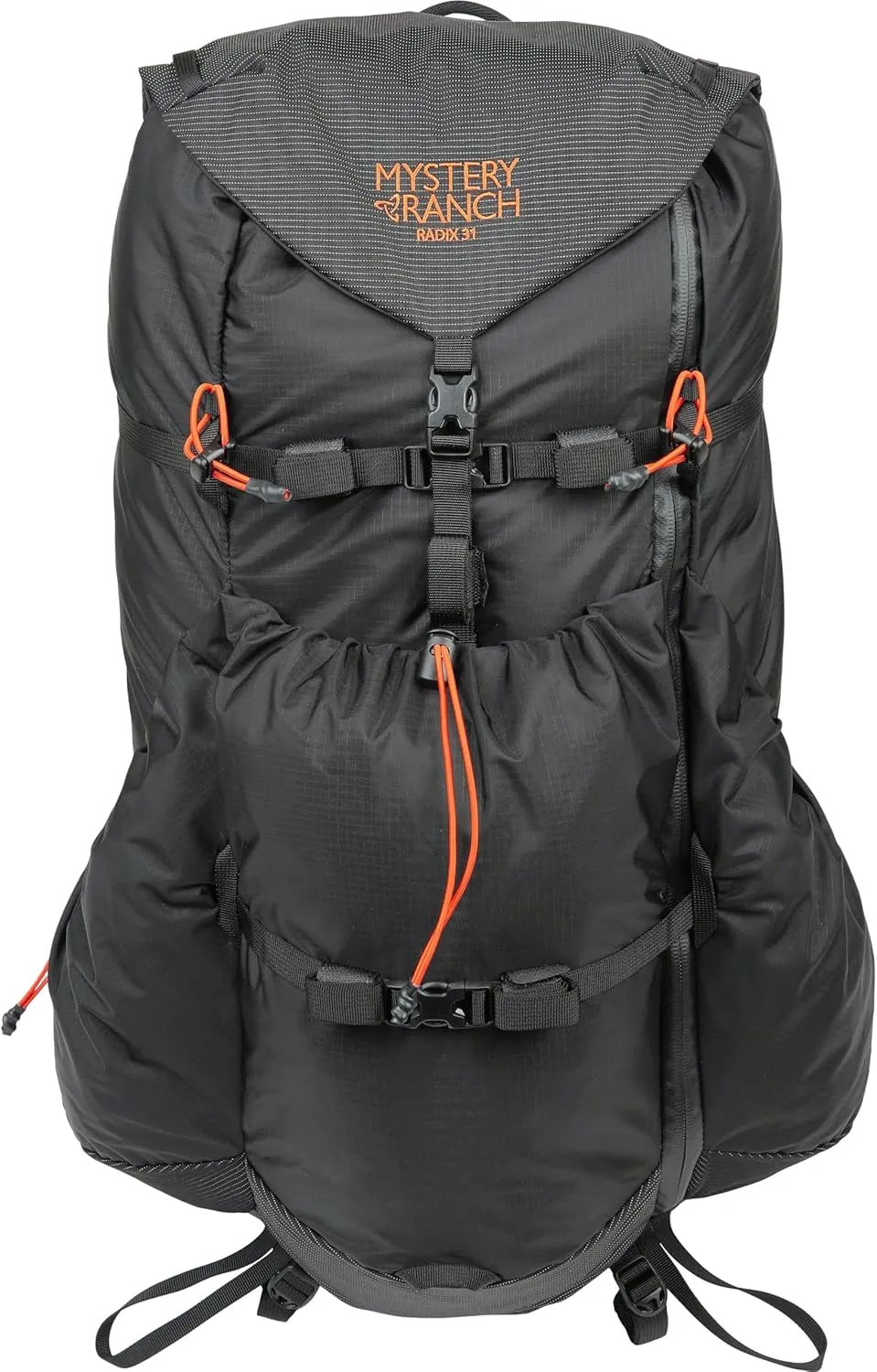 Mystery Ranch Radix 31 Backpack – Lightweight, Removable Aluminum Frame & Durable Fabric – Harness Designed for Women – 31 L,Black/Sunset