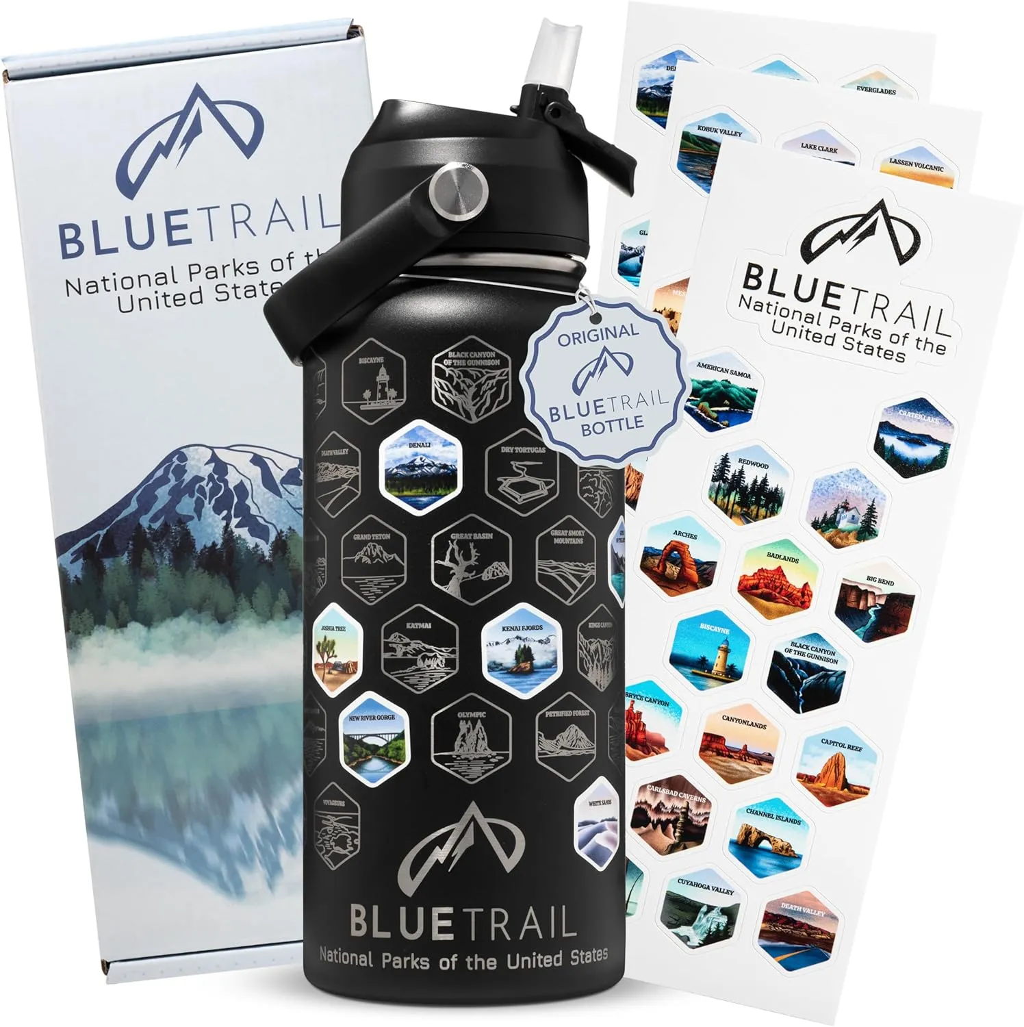 National Parks Water Bottle with Stickers