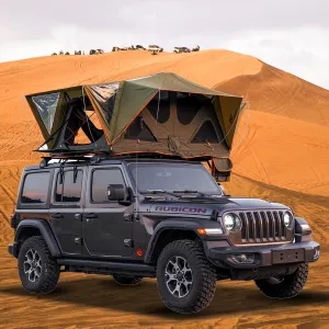 Naturnest Rooftop Tent, Great View Ventilation Light Weight Tent for 2 Person Camping, Waterproof Windproof UV-Resistant Blackout Privacy 4 Season Tent for Truck, Jeep, SUV, Van, Trailer - Andromeda
