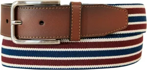 Nautica Men's Stretch Belt | Elastic | Adjustable | Classic | Everyday | Business | Work | Casual | Metal Buckle