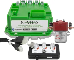 Navitas 440-Amp EZGO T48 [2010-Up] Golf Cart Controller Kit with On-The-Fly Programmer and MODZ® Heavy Duty Solenoid