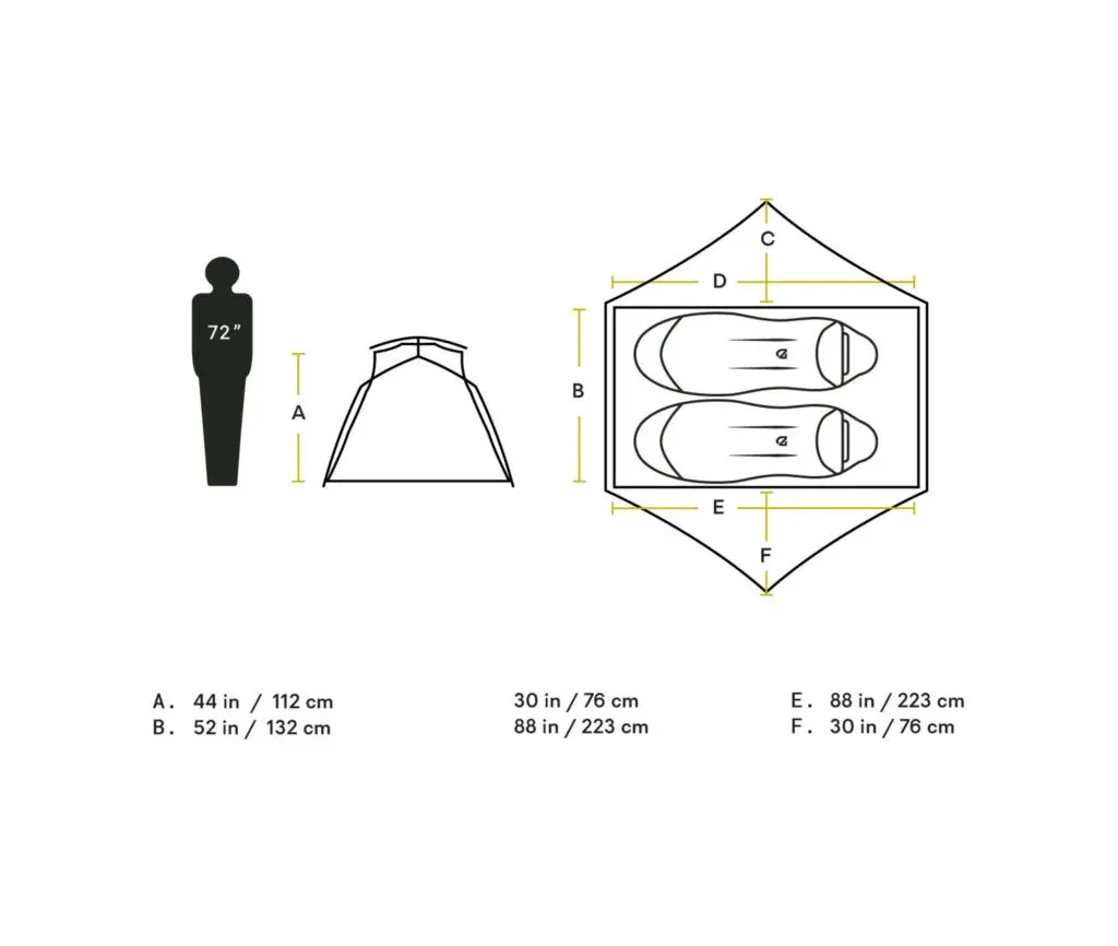 Nemo Aurora™ 2P Tent & Footprint - Nova Green