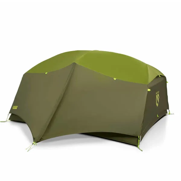 Nemo Aurora 3P: 3 Person Hiking / Backpacking Tent with Footprint (Nova Green Colour)