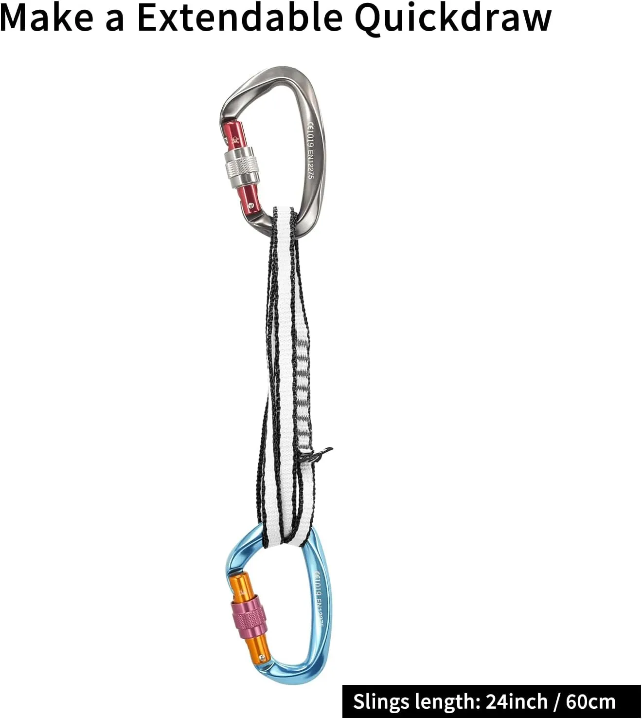 NewDoar Climbing Sling 10mm Dyneema Sling Runners 22KN 4840LB Climbing Utility Cord Rock Climbing, Creating Anchors System, Rappelling Gear, Perfect for Tree Work