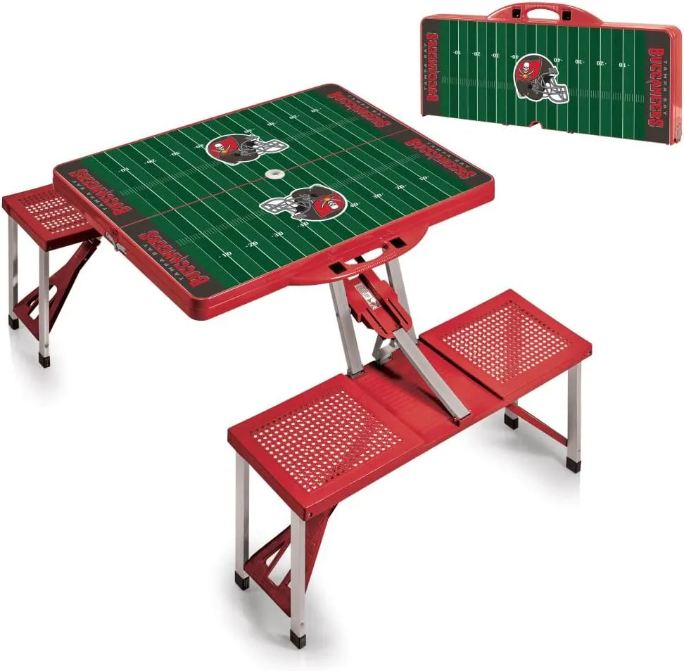NFL Buffalo Bills Sport Digital Print Picnic Table, One Size, Red