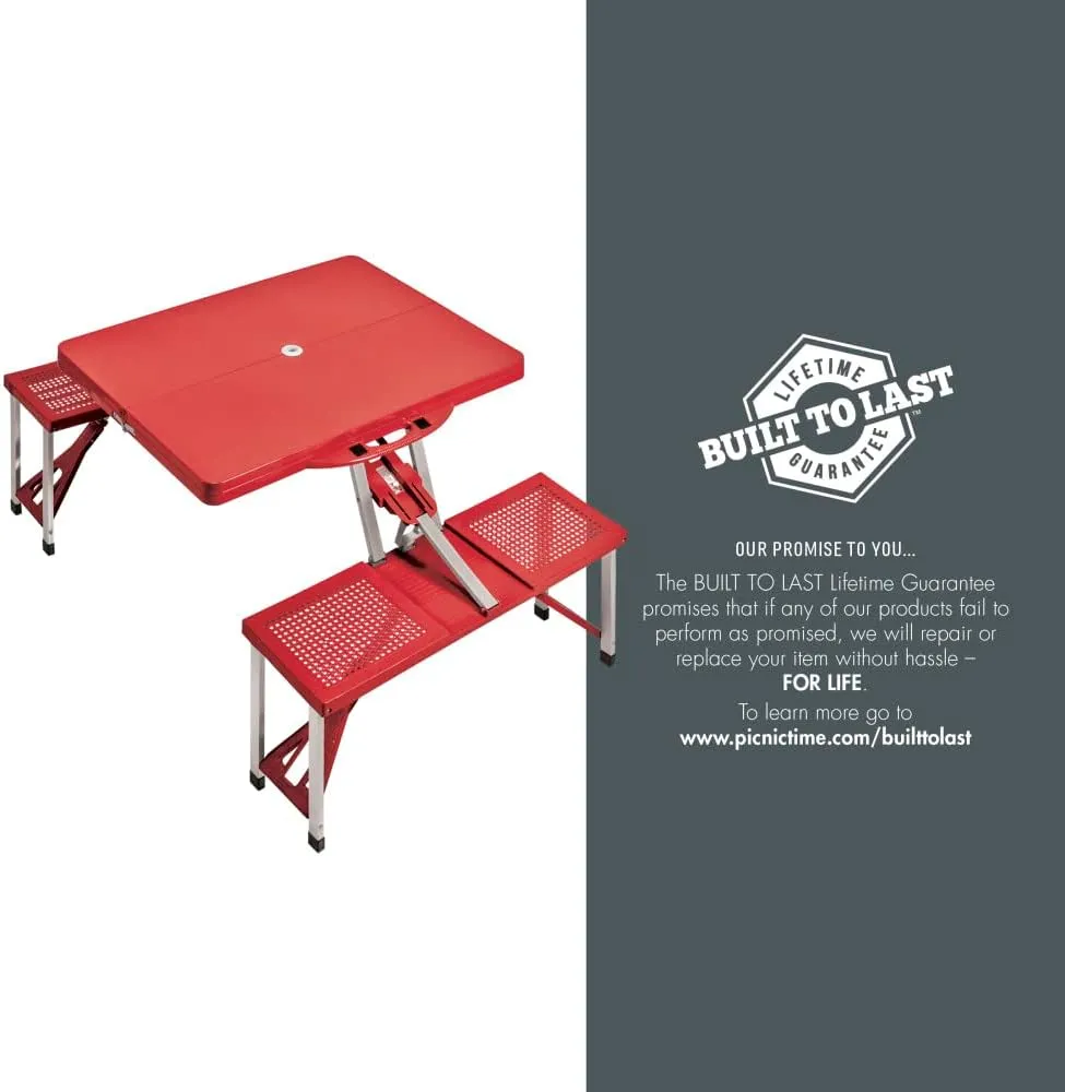 NFL Buffalo Bills Sport Digital Print Picnic Table, One Size, Red