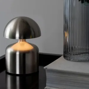 Nickel Portable Lamp