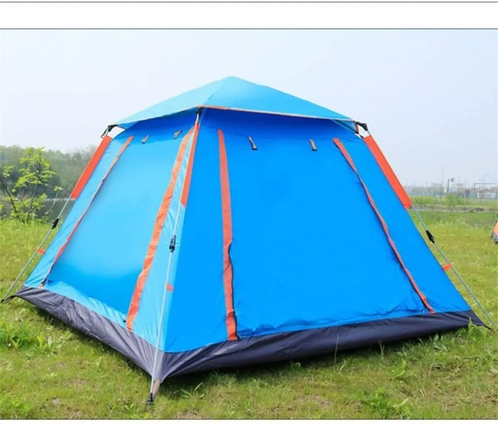 NIEH 3-4 Person Quick Automatic Opening Outdoor Camping Tent Family Tourist Tent Large Space Sun Shelter Tents