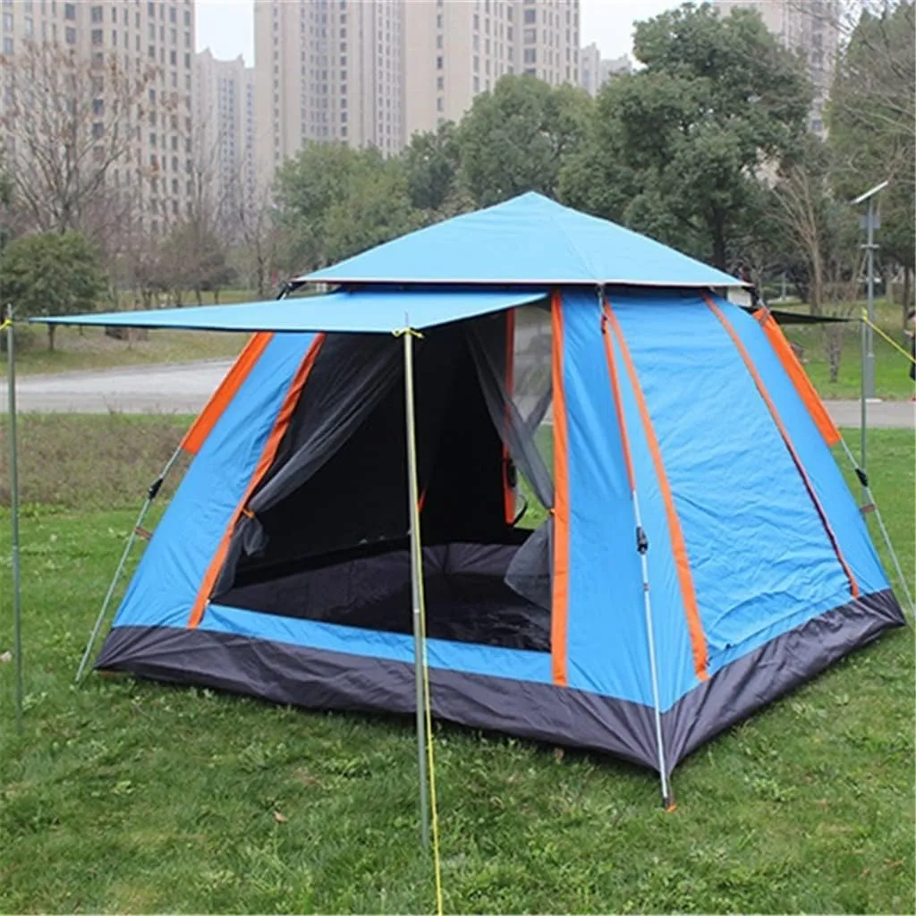 NIEH 3-4 Person Quick Automatic Opening Outdoor Camping Tent Family Tourist Tent Large Space Sun Shelter Tents