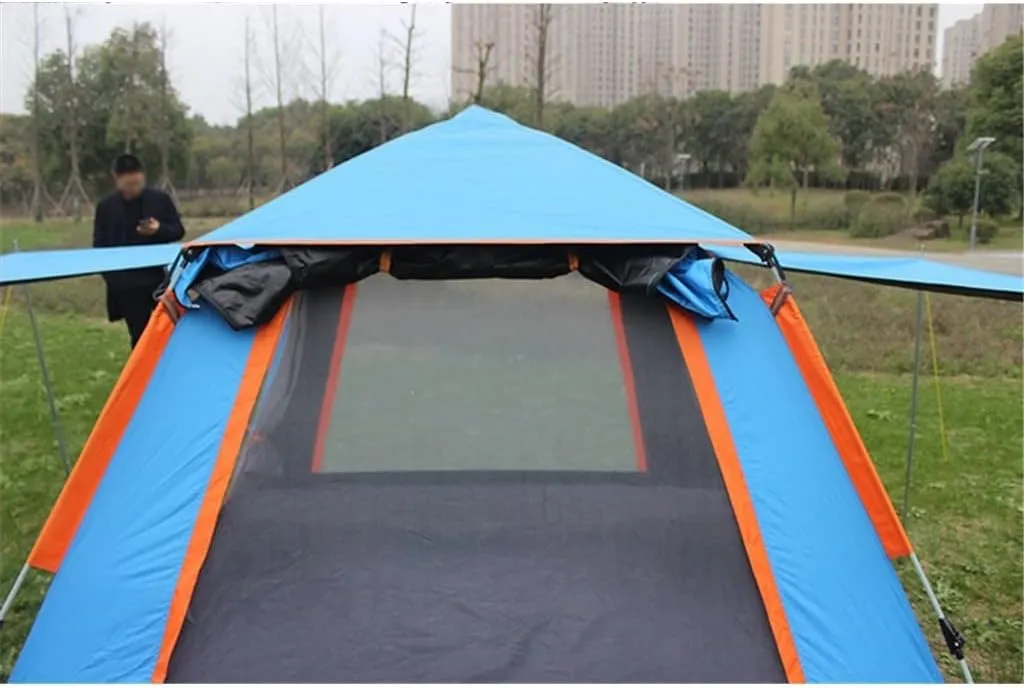 NIEH 3-4 Person Quick Automatic Opening Outdoor Camping Tent Family Tourist Tent Large Space Sun Shelter Tents