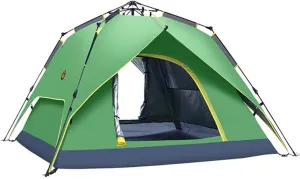 NIEH Dome Tent,Pop Up Tents for 2 to 4 Person Automatic Opening Double Layer Tent,Waterproof Camping Tents with Porch for Hiking Camping Outdoor