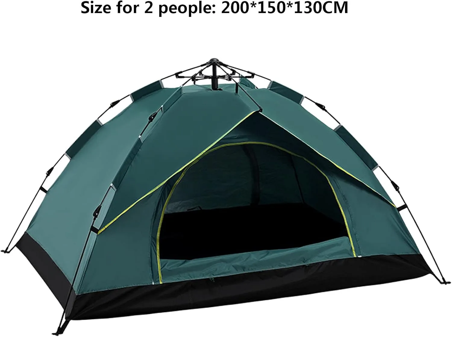 NIEH Outdoor Camping Tent Family Waterproof Camping Tents Easy Setup with Moisture-Proof pad Tent Sun Shade 2/3／4 Person