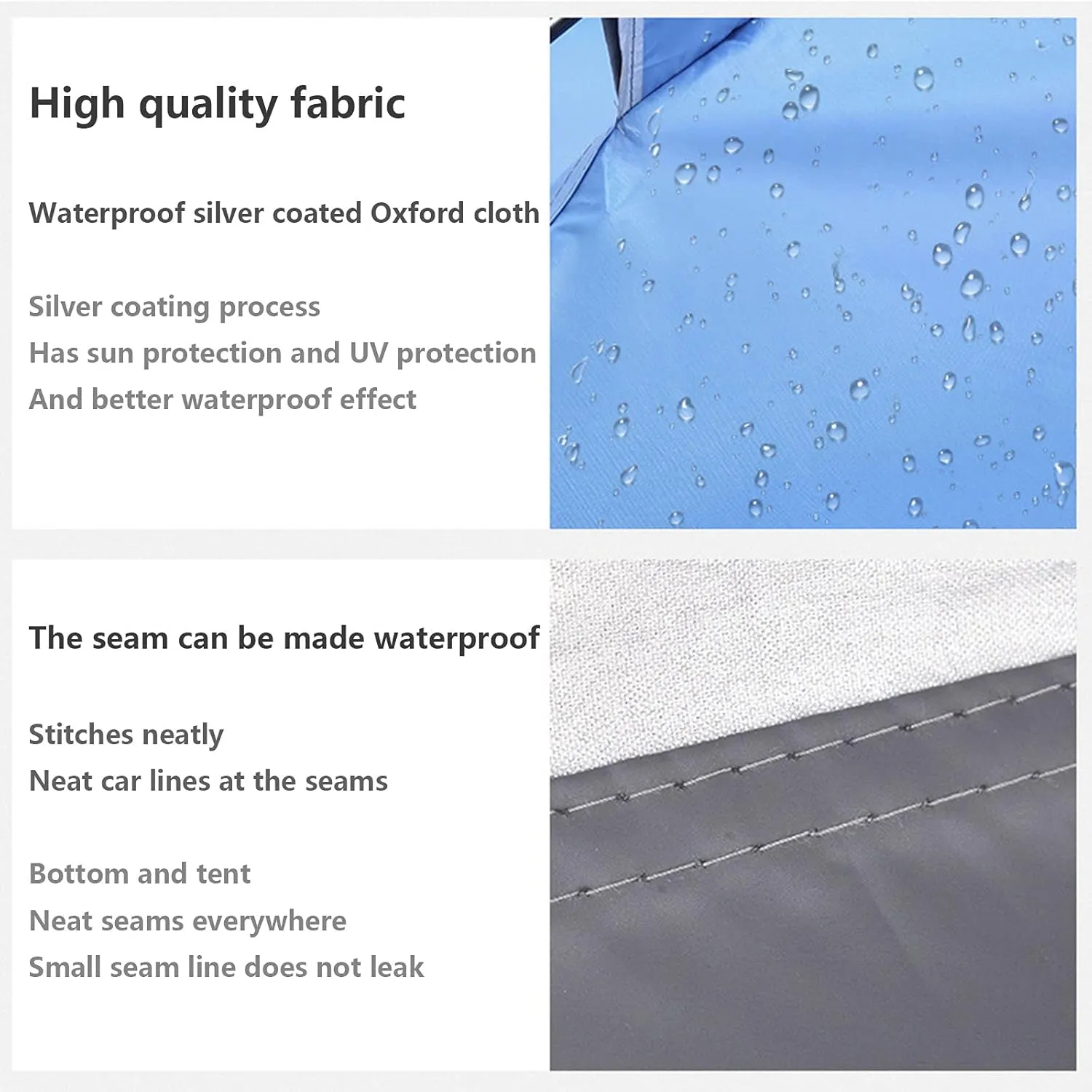 NIEH Outdoor Camping Tent Family Waterproof Camping Tents Easy Setup with Moisture-Proof pad Tent Sun Shade 2/3／4 Person