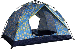 NIEH Tent for Adults 3-4 Person Family Camping Tent,Instant Automatic pop up Camping Tent,Waterproof,U'V Protection, for Outdoor,Traveling,Camping,Fishing,etc .R