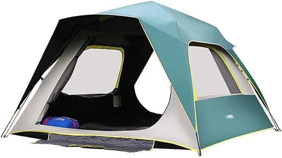 NIEH Tents Instant Pop Up Family Camping for 3-4,5-8 Persons, Dome Waterproof Sun Shelter, Backpacking with Removable Rainfly