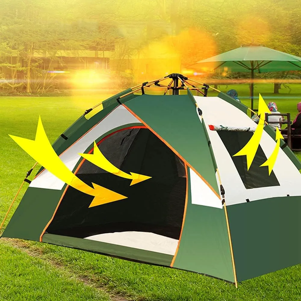NIEH Tents Instant Pop up Family Camping,Quick Set up for Camping, Hiking, Fishing for 2-3 3-4Persons