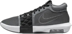 NIKE Lebron Witness 8 Basketball Shoes (FB2239-004, Cool Grey/Black/White) Size 3.5