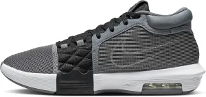 NIKE Lebron Witness 8 Basketball Shoes (FB2239-004, Cool Grey/Black/White) Size 8.5