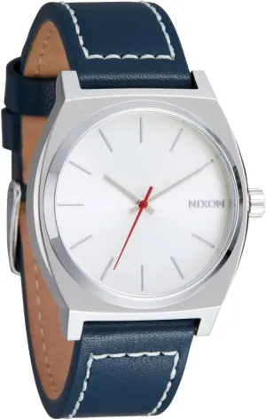 NIXON Time Teller A1373-100m Water Resistant Men's Analog Fashion Watch (37mm Watch Face, 20mm-18mm Leather Band)