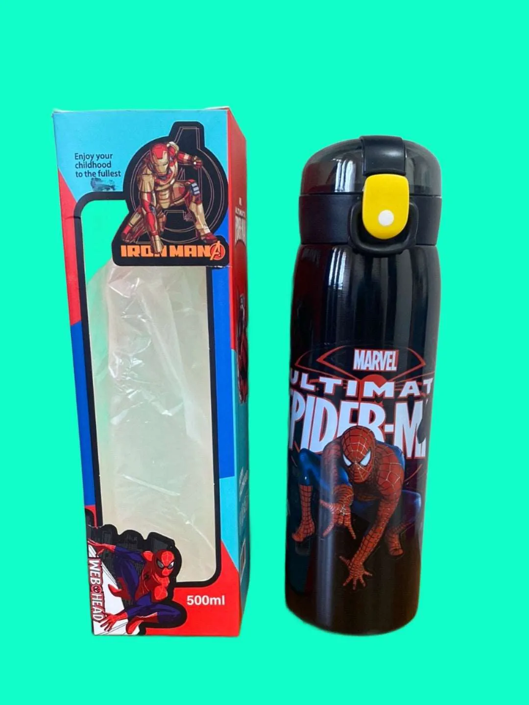 NIYO TOYS 500ml Superhero Water Bottle Collection