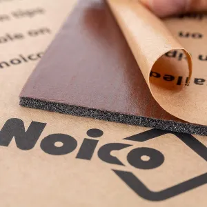 Noico Red 150 mil (4mm) 36 sqft (3.4 sqm) Noico Liner Car Heat and Sound Insulation,Heat and Cool Liner, Self-Adhesive Closed Cell Foam (PE Foam)