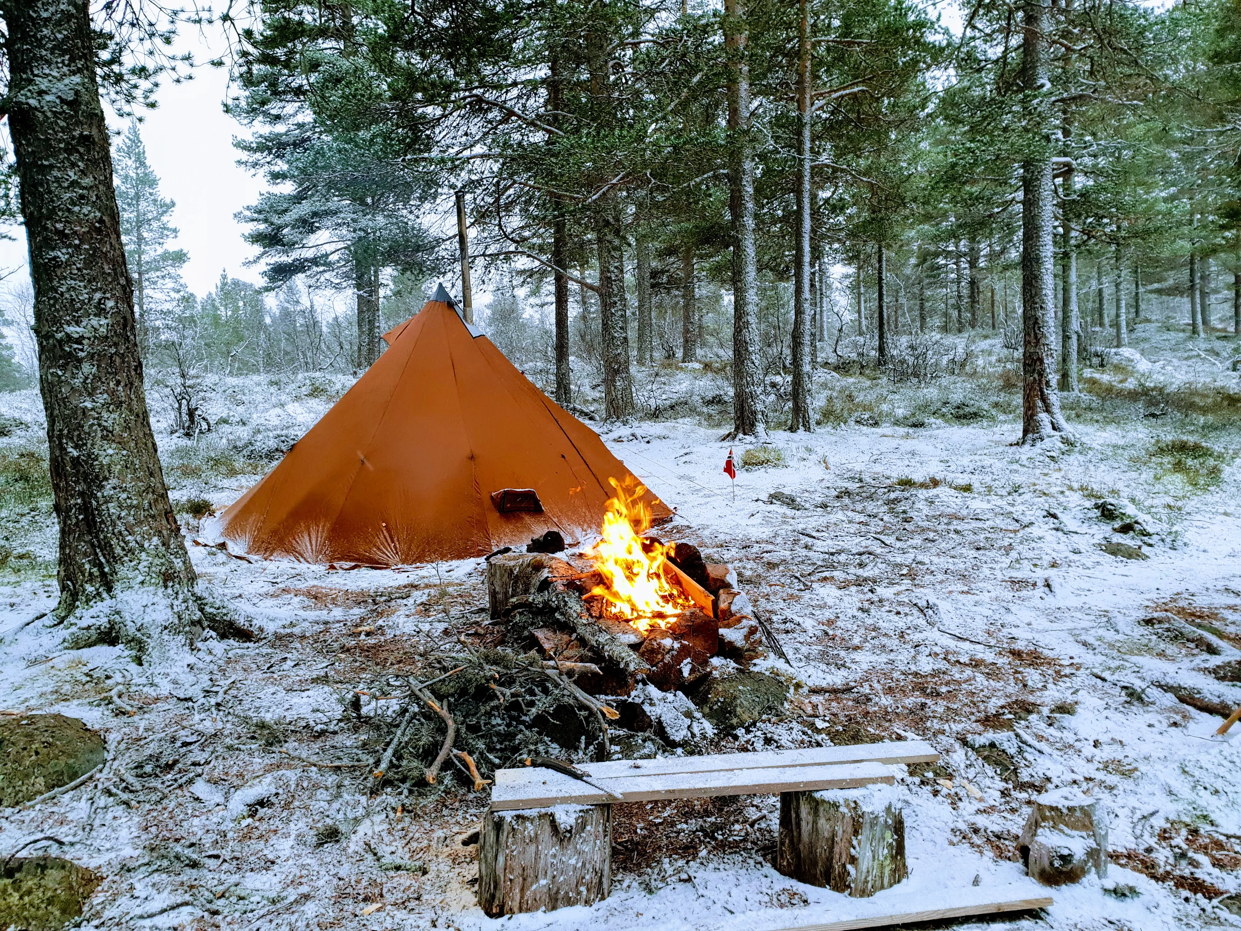 NorTent Lavvo 6 - Winter Hot Tent (Woodstove Compatible)
