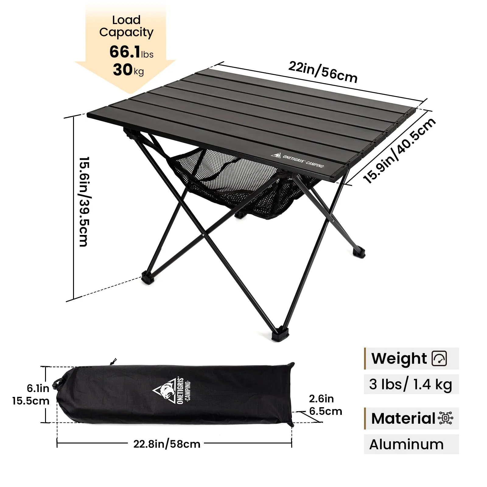 OneTigris Portable Camping Table 07