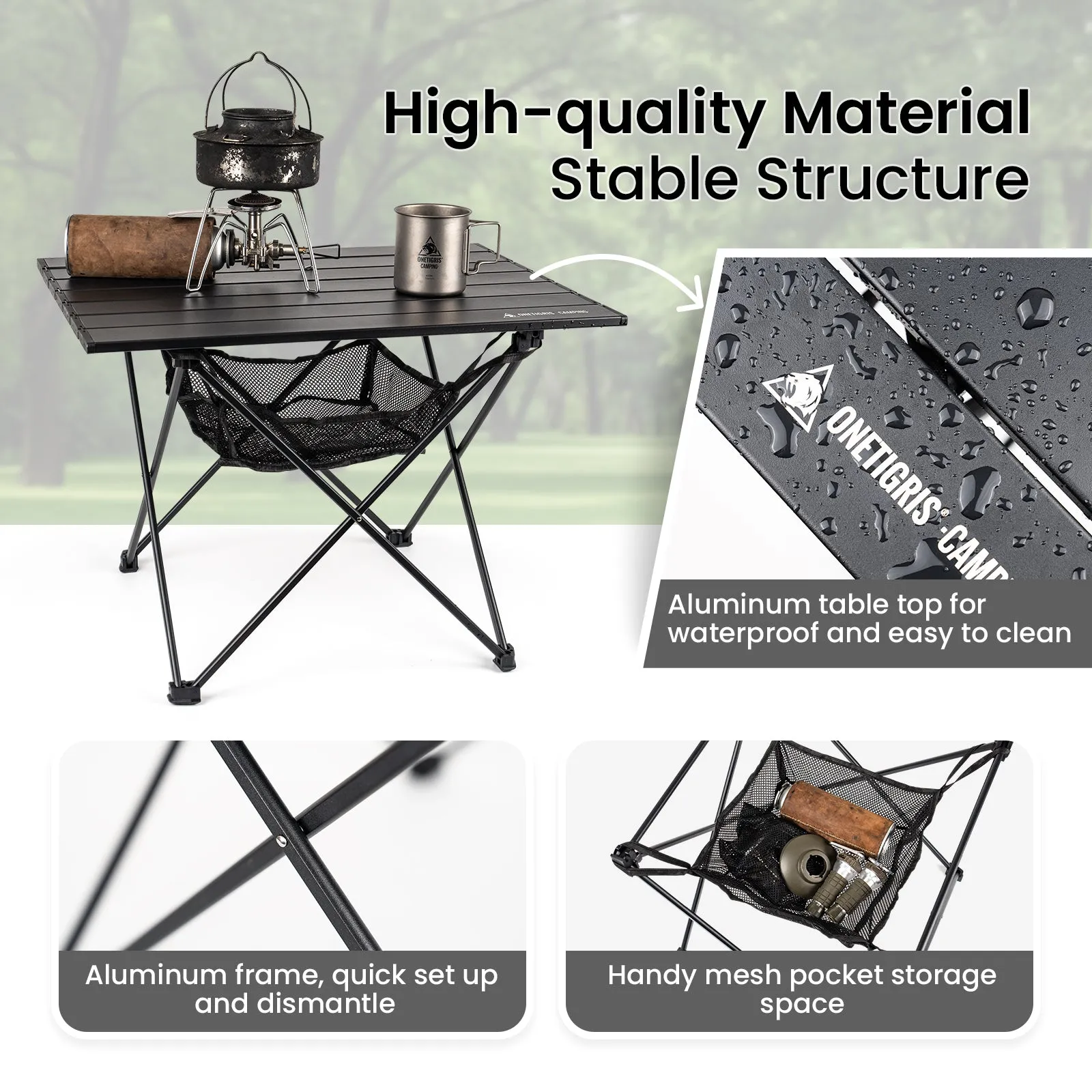 OneTigris Portable Camping Table 07