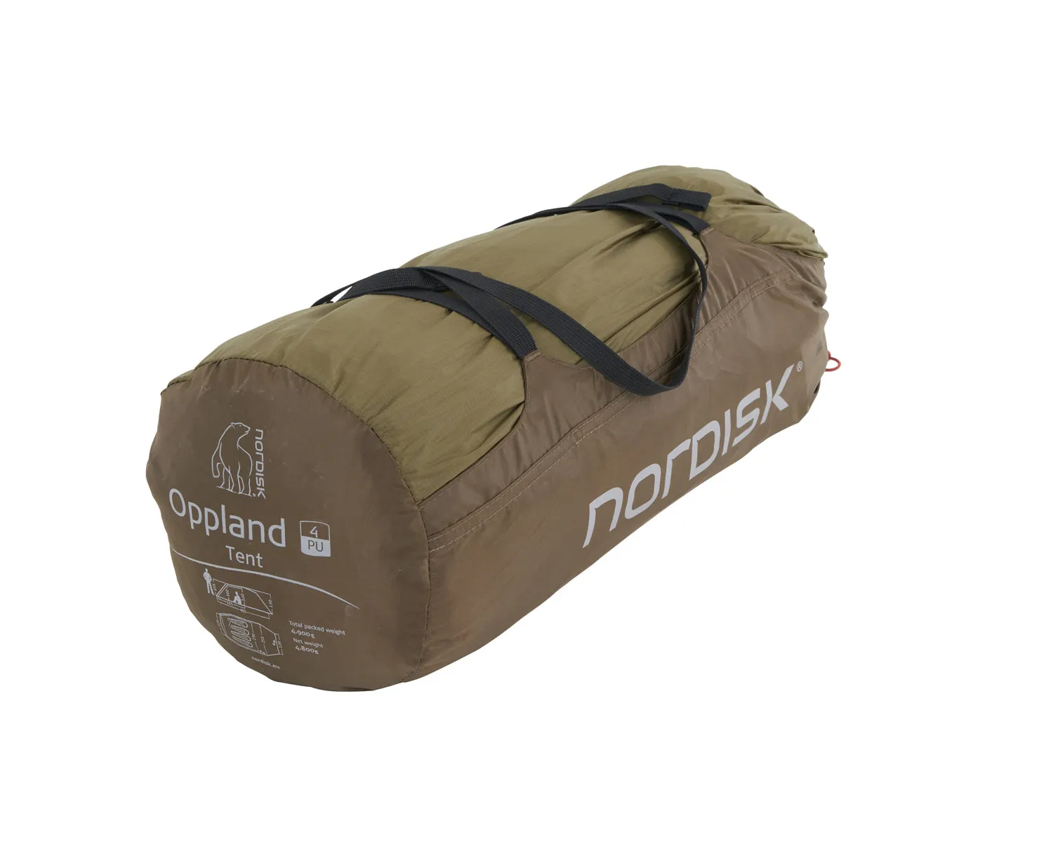 Oppland 4 PU Tent - 4 person | Dark Olive
