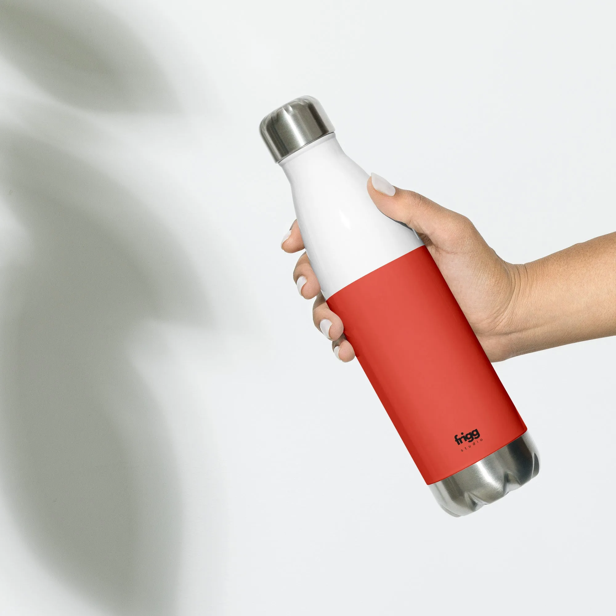 ORANGE RED - STAINLESS STEEL WATER BOTTLE