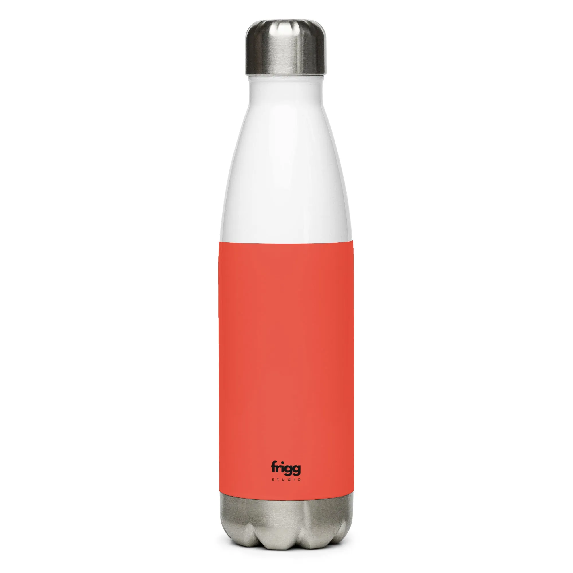 ORANGE RED - STAINLESS STEEL WATER BOTTLE