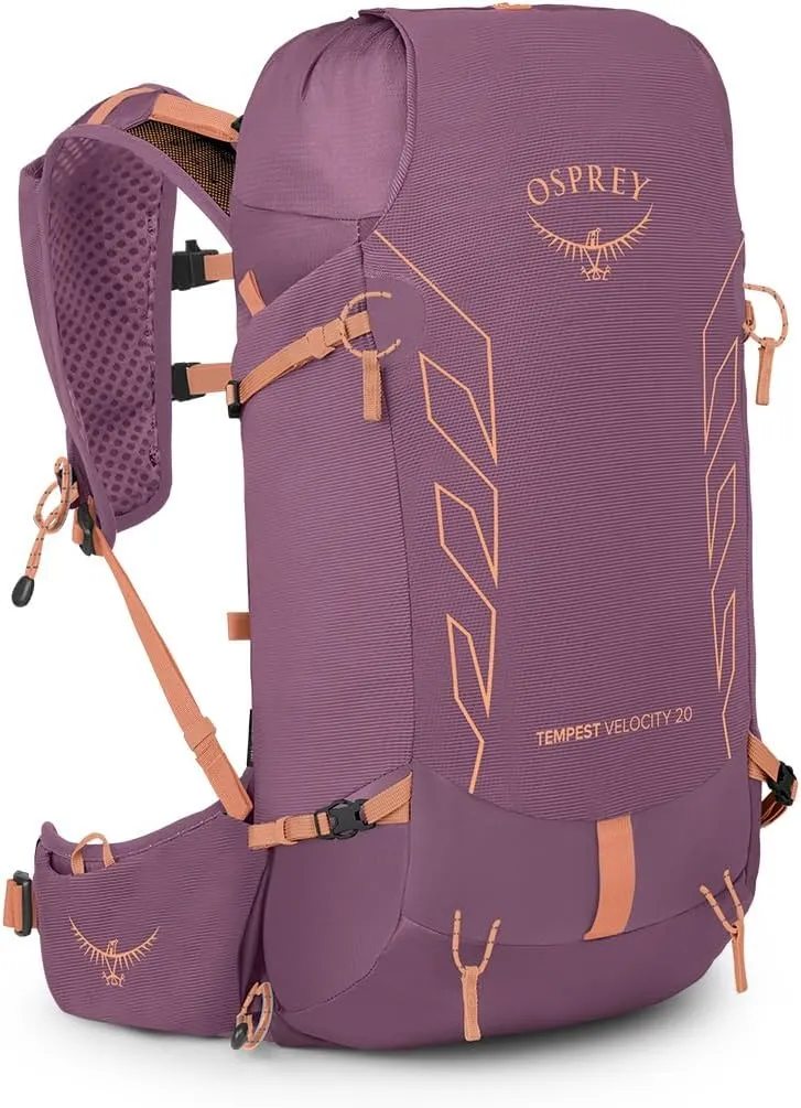 Osprey Tempest Velocity 20L Women's Hiking Backpack, Pashmina/Melon, WXS/S
